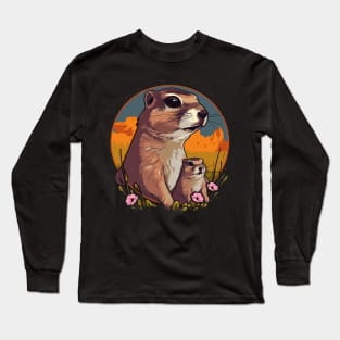 Prairie Dog Fathers Day Long Sleeve T-Shirt